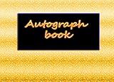 Autograph Book Memory Book Signature Celebrities Souvenir Album Gift Blank Unlined Memory Book To Stick In For Football And Basketball Fans Riding Actors Singers And Many More 