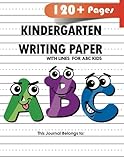 Kindergarten Writing Paper With Lines For Abc Kids 120 Blank Handwriting Practice Paper With Dotted Lines