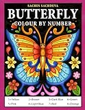 Butterfly Colour By Number Coloring Book For Kids Ages 48