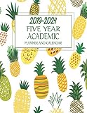 20192024 Five Year Academic Planner And Calendar Longterm 60 Monthly Agenda Organizer From July 2019 Through June 2024 Pineapples Academic Life Goals