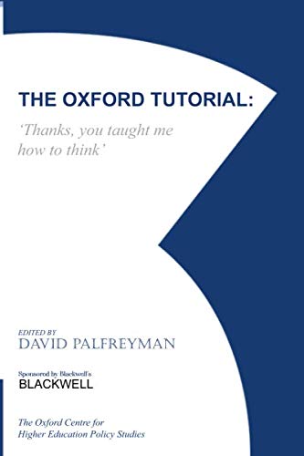 The Oxford Tutorial: Thanks, You Taught Me How to Think book cover