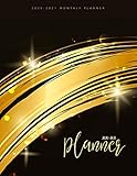20202021 Monthly Planner Two Years Monthly Planner 24 Months Calendar For To Do List Journal Notebook Academic Schedule Agenda Logbook Or Appointment W Holidays Black Gold Paint
