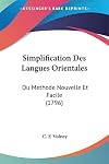 Simplification des langues orientales