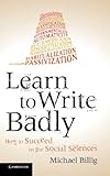 Learn to write badly Learn to write badly
