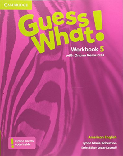 Cover of Guess What! American English Level 5 Workbook with Online Resources