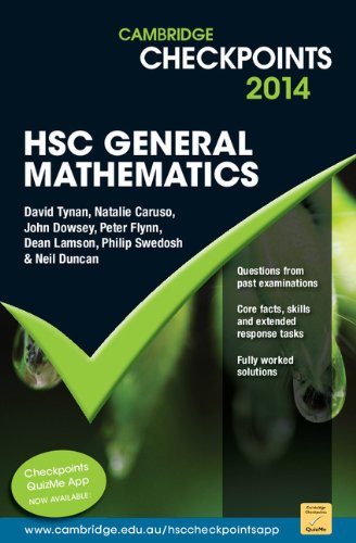 Cover of Cambridge Checkpoints HSC General Mathematics 2014