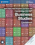 Cambridge Igcse Business Studies Coursebook With Cdrom