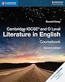 Cambridge Igcse And O Level Literature In English Coursebook