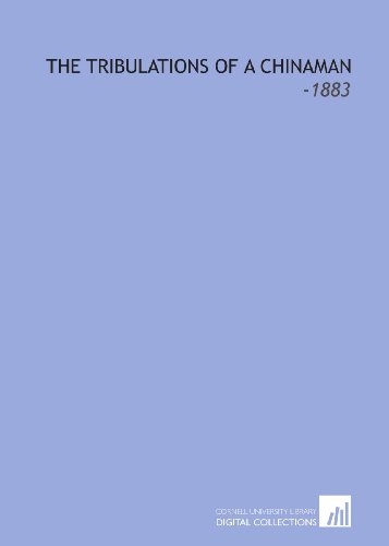 The Tribulations of a Chinaman book cover