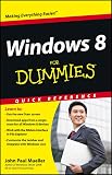 Windows 8 For Dummies Quick Reference