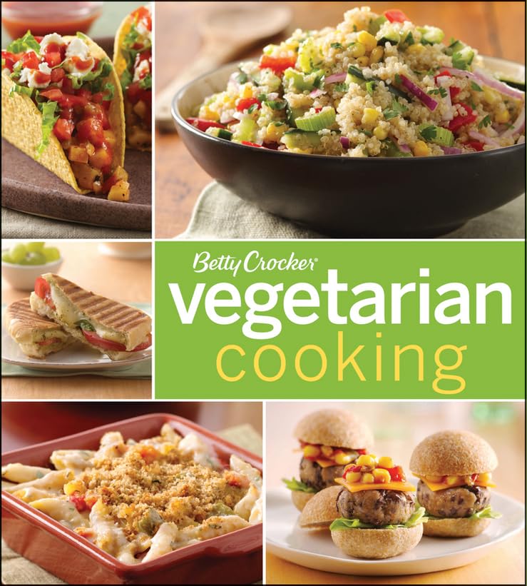 Betty Crocker Vegetarian Cooking book cover