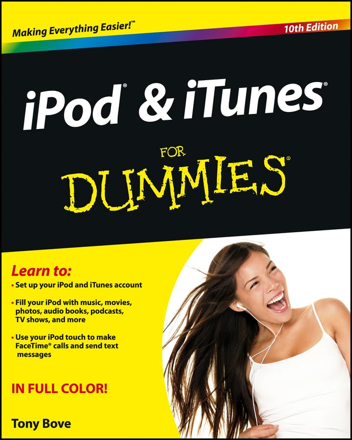 iPod & iTunes For Dummies book cover