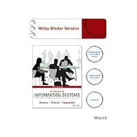 Introduction to Information Systems : Fifth Edition Binder Ready Version