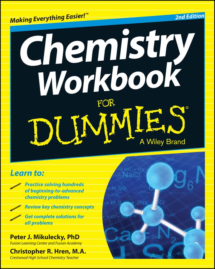 Portada de Chemistry Workbook For Dummies