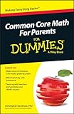 Common Core Math For Parents For Dummies With Videos Online