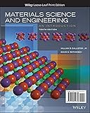 Materials Science And Engineering An Introduction