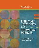 Essentials Of Statistics For The Behavioral Sciences