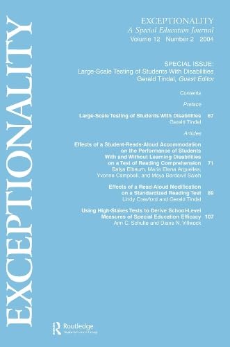 Cover of Large-Scale Testing of Students with Disabilities