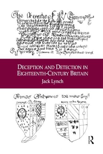 Deception and Detection in Eighteenth-Century Britain book cover