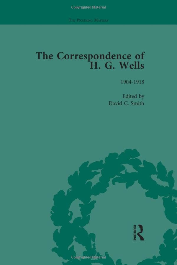 The Correspondence of H G Wells, Vol. 2 book cover
