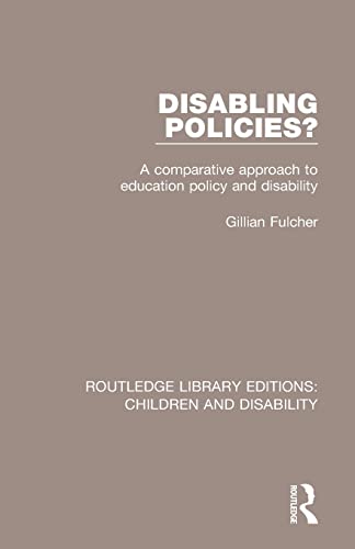 Cover of Disabling Policies?