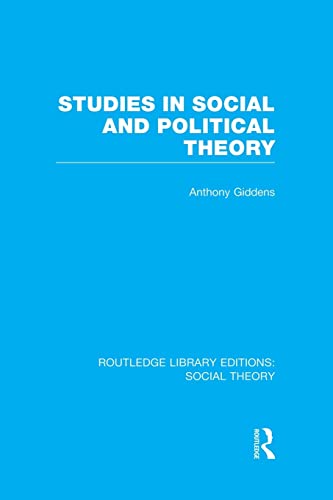 Studies in Social and Political Theory book cover
