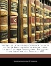 Engineers License Laws: Copies of the Acts in Those States in Which All-Inclusive License Laws for Professional Engineers Have Been Enacted. February, 1922