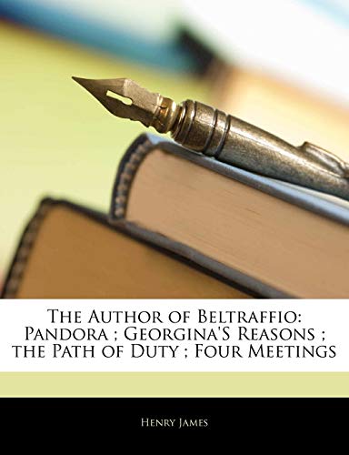 The Author of Beltraffio book cover