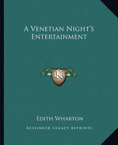 A Venetian Night's Entertainment book cover
