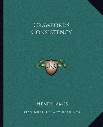 Crawfords Consistency book cover