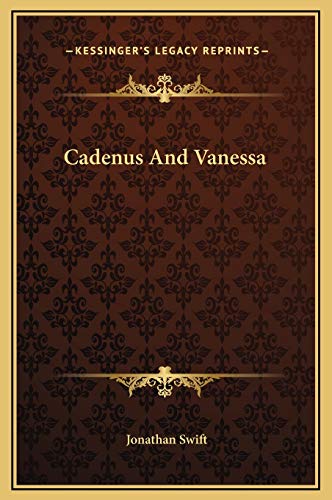 Cadenus And Vanessa book cover