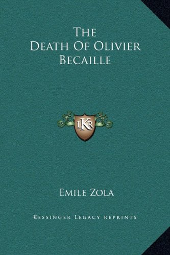 The Death Of Olivier Becaille book cover