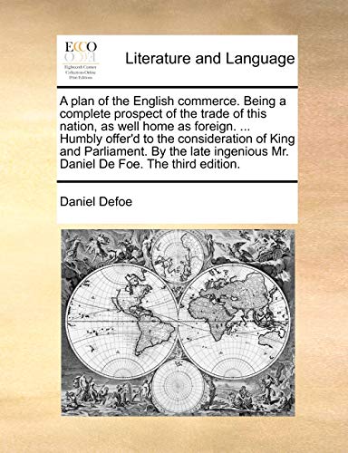 A Plan of the English Commerce book cover