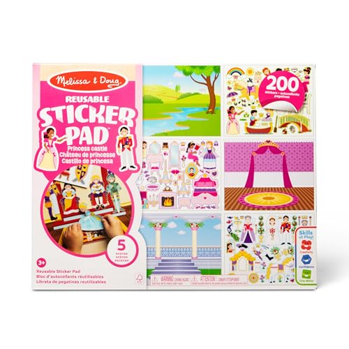 Reusable Sticker Pad - Princess Castle: Activity Books - Coloring/Painting/Stickers