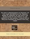 An exact abridgement in English, of the cases reported by Sr. Francis More Kt. serjeant at law with the resolution of the points in law therein by the ... by William Hughes of Grayes-Inn Esq. (1665)