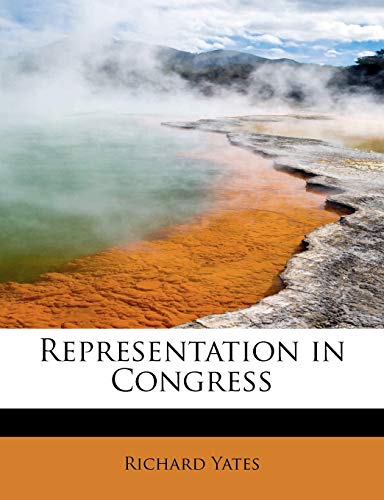 Representation in Congress book cover
