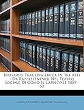 Belisario Tragedia Lirica In Tre Atti Da Rappresentarsi Nel Teatro Sociale Di Como Il Carnevale 1859 60