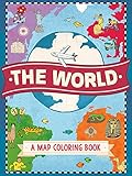 The World A Map Coloring Book
