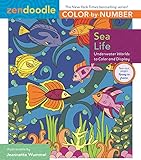 Zendoodle Colorbynumber Sea Life Underwater Worlds To Color And Display