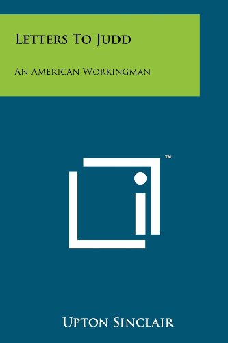 Letters to Judd: An American Workingman cover