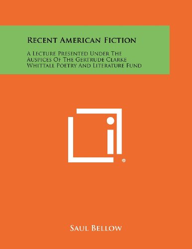 Recent American Fiction book cover