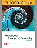 Connect Access Card For Fundamental Managerial Accounting Concepts