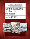 Of the holinesse of church-members.