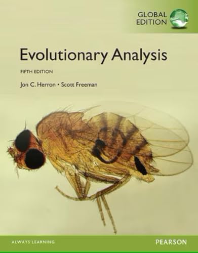 Portada de Evolutionary Analysis, Global Edition