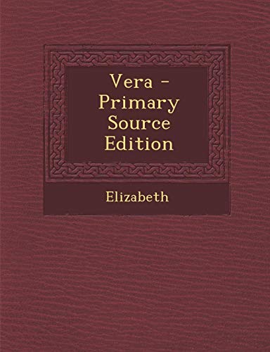 Vera book cover