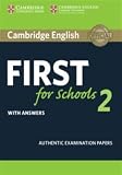 Cambridge English First For Schools 2 Students Book With Answers Authentic Examination Papers