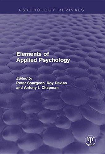 Cover of Elements of Applied Psychology