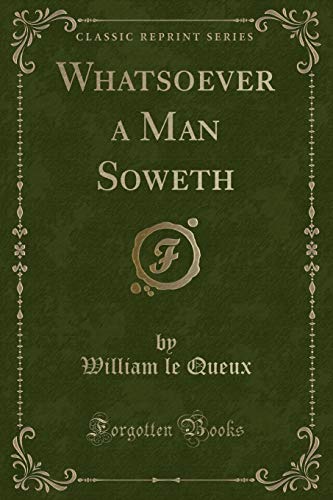 Whatsoever a Man Soweth book cover
