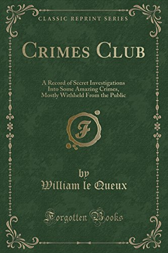 Crimes Club book cover