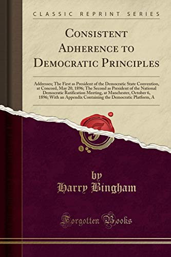 Consistent Adherence to Democratic Principles book cover